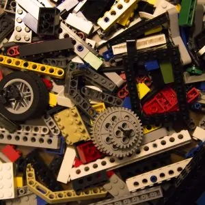 Technic Treasure Set: 1 lb of Technic LEGOs for Building on LEGO Robots