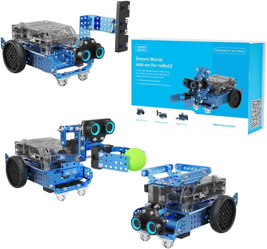mBot2 Smart World add-on Pack: Create innovative designs with mBot2 and make a better world!