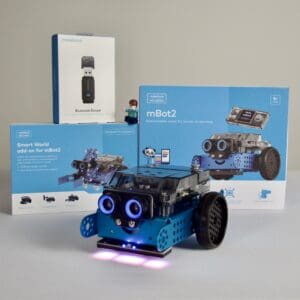 SMART WORLD STEAM Curriculum: mBot2 Smart Bundle with Smart World Add-on with Lesson Plans plus Building Video